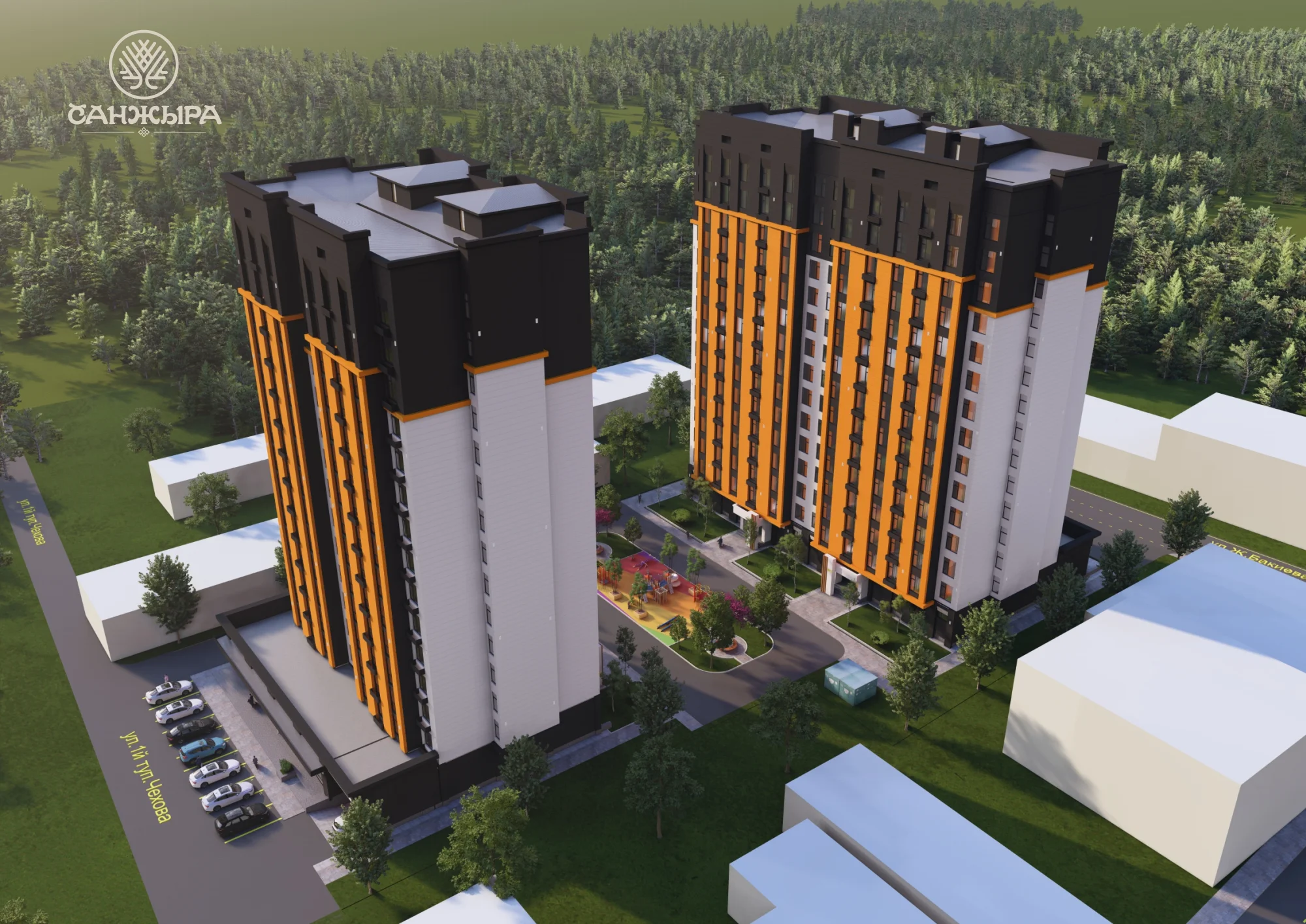 Санжыра — архитектура комплекса